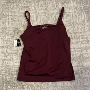 New York & Company NWT Maroon/ Red Sleeveless Fitted Camisole